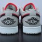 Jordan 1 Retro Low Light Iron Ore Siren Red