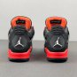 Jordan 4 Retro Black Red Thunder