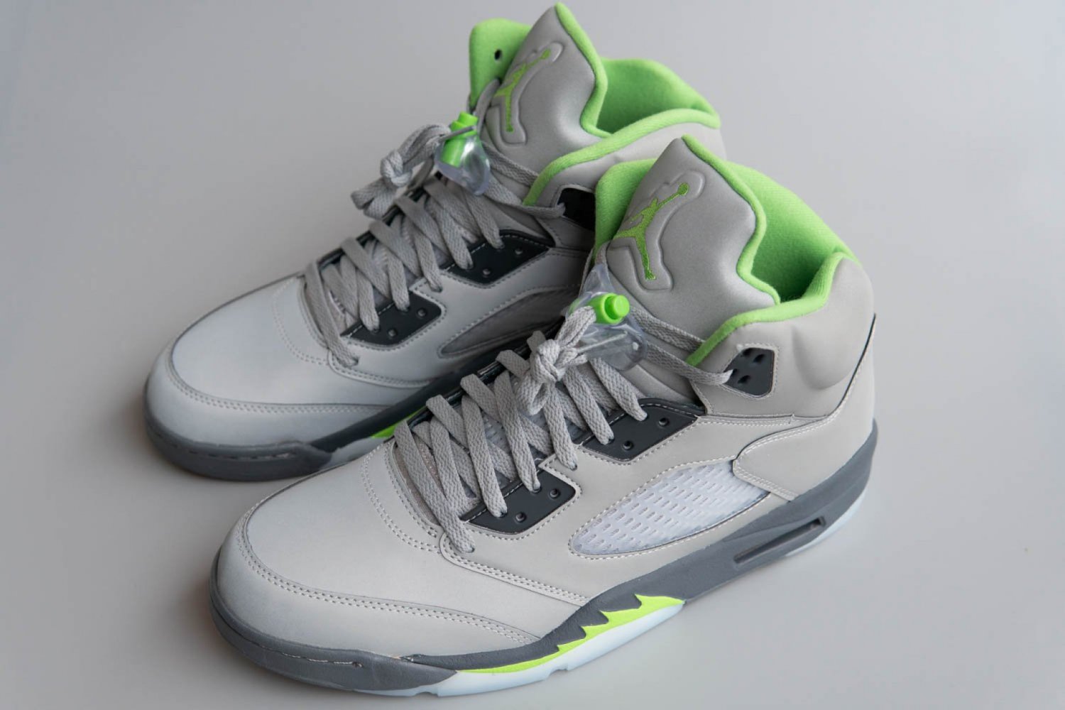 Jordan 5 Retro Green Bean Silver
