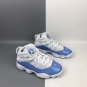 Jordan 6 Rings UNC White Valor Blue Ice