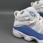 Jordan 6 Rings UNC White Valor Blue Ice