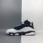 Jordan 6 Rings White French Blue Flint Grey University