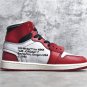 Men's Air Jordan 1 Retro High Off-White Chicago Red Sneakers