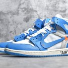 Men's Air Jordan 1 Retro High Off-White University Blue UNC Sneakers