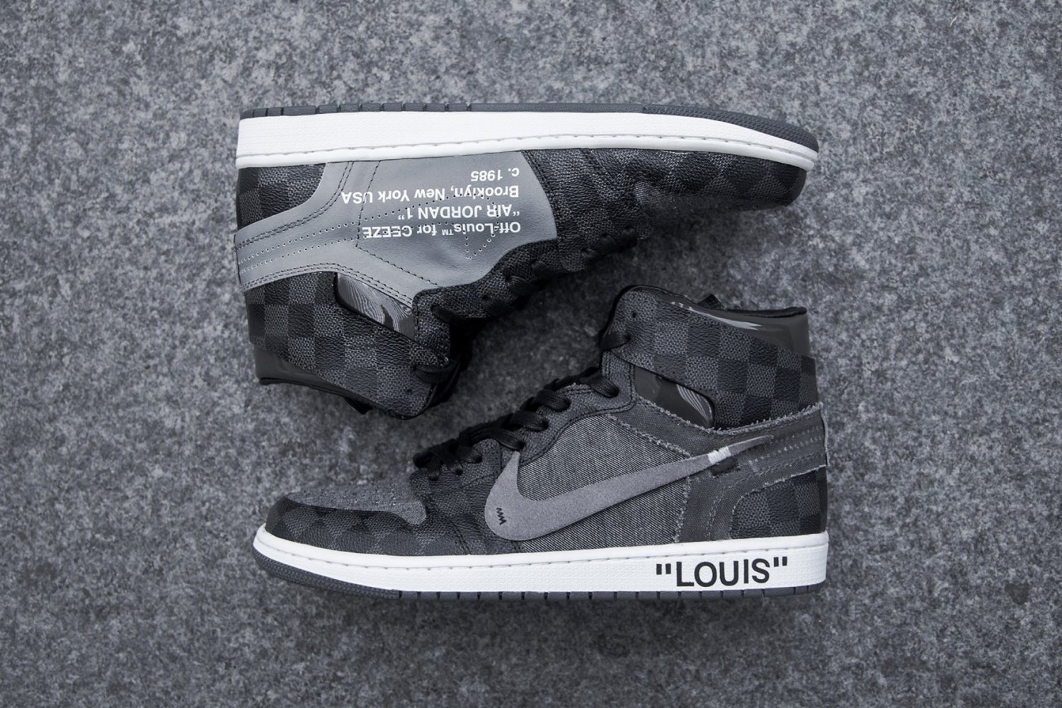 Nike Air Jordan 1 High 'Monogram Black'