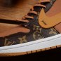 Nike Air Jordan 1 High x Off White x Surgeon Monogram Brown