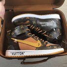 Nike Air Jordan 1 High x Off White x Surgeon Monogram Brown With Special BOX