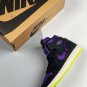 Nike Air Jordan 1 High Zoom Air CMFT Black Court Purple Lemon Venom
