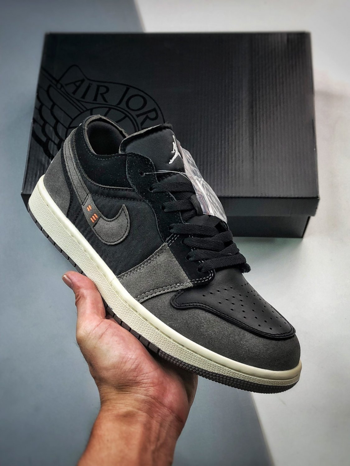 Nike Air Jordan 1 Low Craft Inside Out Black