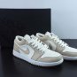 Nike Air Jordan 1 Low Features Heavy Tumbled Tan Leather