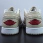 Nike Air Jordan 1 Low Features Heavy Tumbled Tan Leather