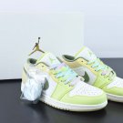 Nike Air Jordan 1 Low Sail White Oil Green