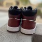 Nike Air Jordan 1 Mid Beetroot Burgundy Fearless Gold Pendants