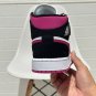 Nike Air Jordan 1 Mid Black Cactus Flower Magenta