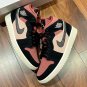 Nike Air Jordan 1 Mid Burgundy Dusty Pink Canyon Rust