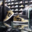 Nike Air Jordan 1 Mid 'Metallic Gold'