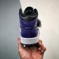 Nike Air Jordan 1 Mid Purple Black