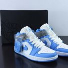 Nike Air Jordan 1 Mid University Blue Grey