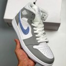 Nike Air Jordan 1 Mid Wolf Grey Aluminum