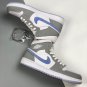 Nike Air Jordan 1 Mid Wolf Grey Aluminum