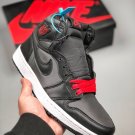 Nike Air Jordan 1 Retro High Black Satin Gym Red
