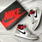 Nike Air Jordan 1 Retro High OG 'Smokey Grey' with pop Varsity Red