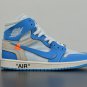 Nike Air Jordan 1 Retro High University Off-White Blue