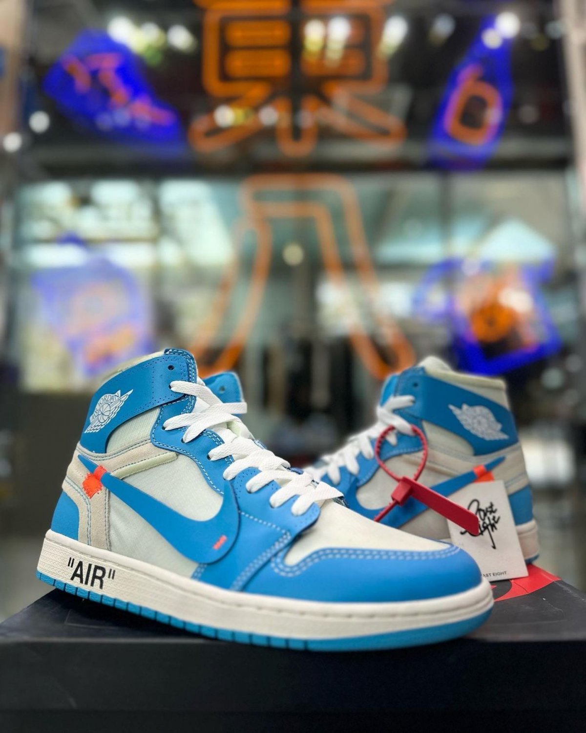 Nike Air Jordan 1 x Off White UNC &acirc;��University Blue&acirc;��