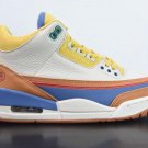 Nike Air Jordan 3 Multi Color Dragon Ball Z Super Saiyan Goku Sneakers