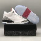 Nike Air Jordan 3 Retro Free Throw Line White Cement Sneakers 923096-101