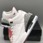 Nike Air Jordan 3 Retro Free Throw Line White Cement Sneakers 923096-101