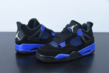 Nike Air Jordan 4 Blue Thunder Black