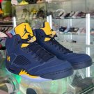 Nike Air Jordan 5 Retro Michigan PE Sneakers FA16-MNJDLS-636