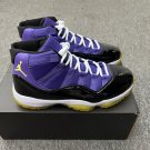 Nike Air Jordan 11 Purple Yellow