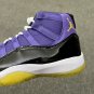 Nike Air Jordan 11 Purple Yellow