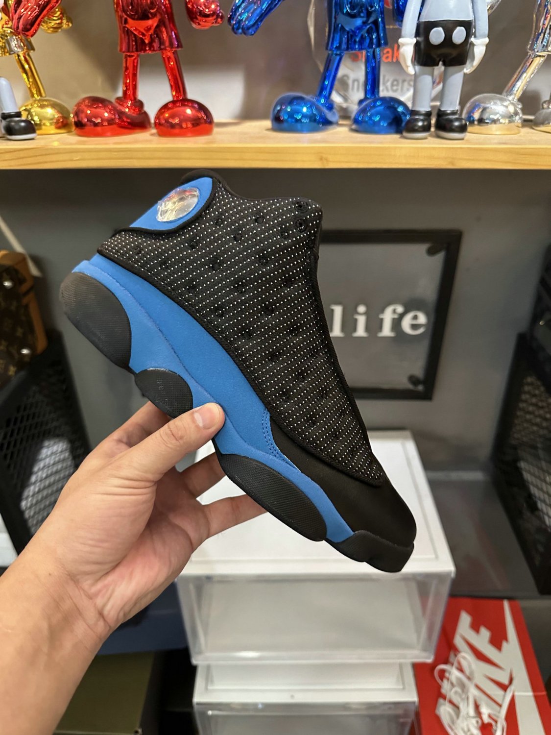 Nike Air Jordan 13 Retro Black University Blue (PS)