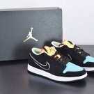 Nike Jordan 1 Low X Travis Scott Black And Ocean Blue Swoosh