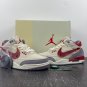 Off White X Air Jordan 3 Brown Grey Red