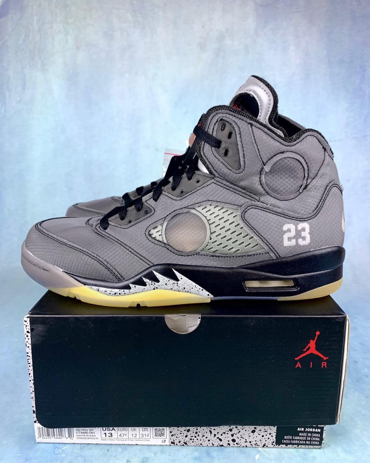 OFF-WHITE x Air Jordan 5 Muslin