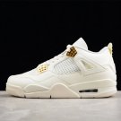 WMNS AIR JORDAN 4 RETRO SAILMETALLIC GOLDBLACK