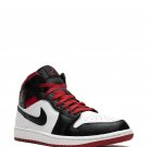 Air Jordan 1 Mid Gym RedBlack Toe sneakers