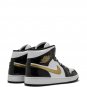 Air Jordan 1 Mid SE BlackGold Patent Leather sneakers