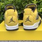 Air Jordan 4 &acirc;��Lightning 2021&acirc;�� Tour YellowDark Blue-Grey-White