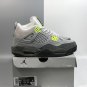 Air Jordan 4 LE &acirc;��Air Max 95 Neon&acirc;�� Cool GreyVolt-Wolf Grey
