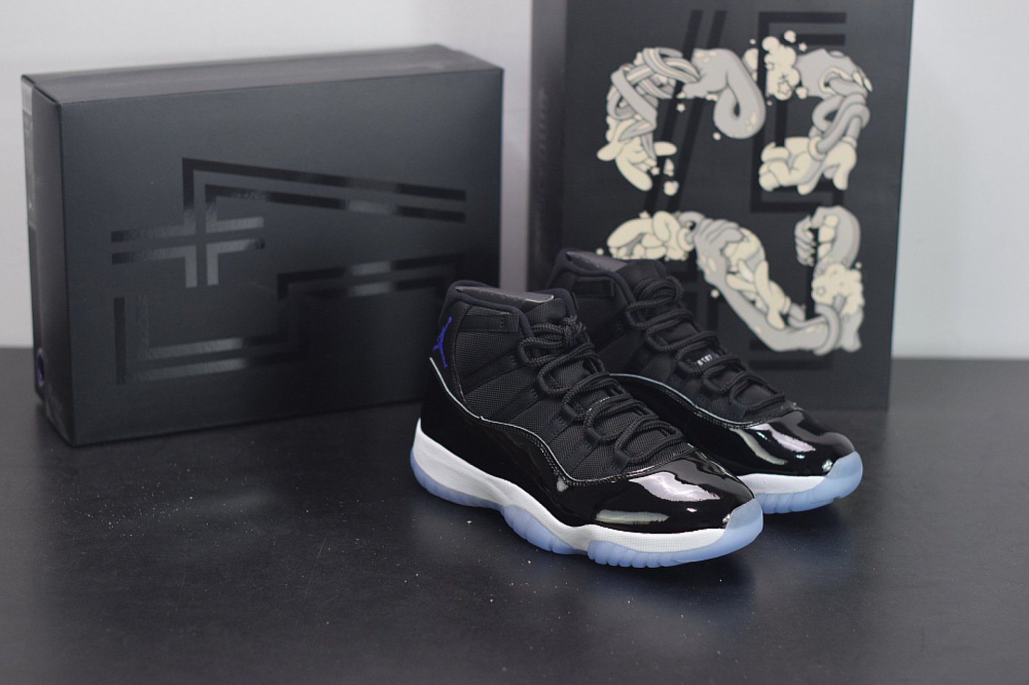 Air Jordan 11 Space Jam Black Concord White