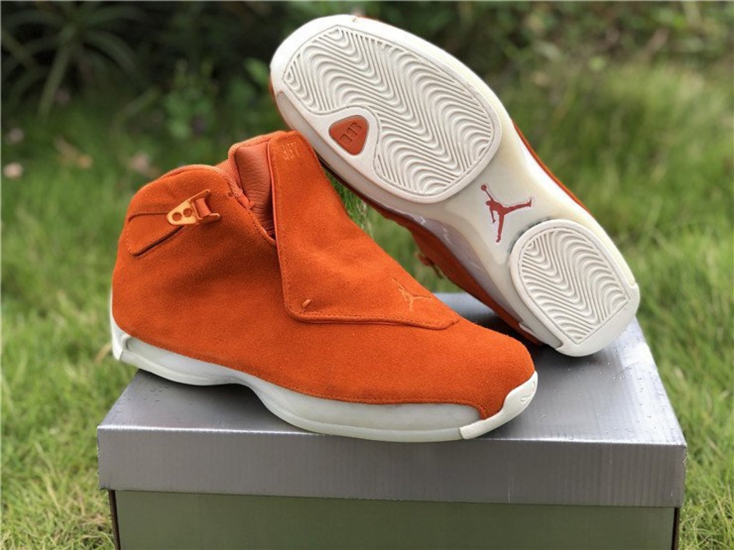 Air Jordan 18 Suede Pack &acirc;�� Orange