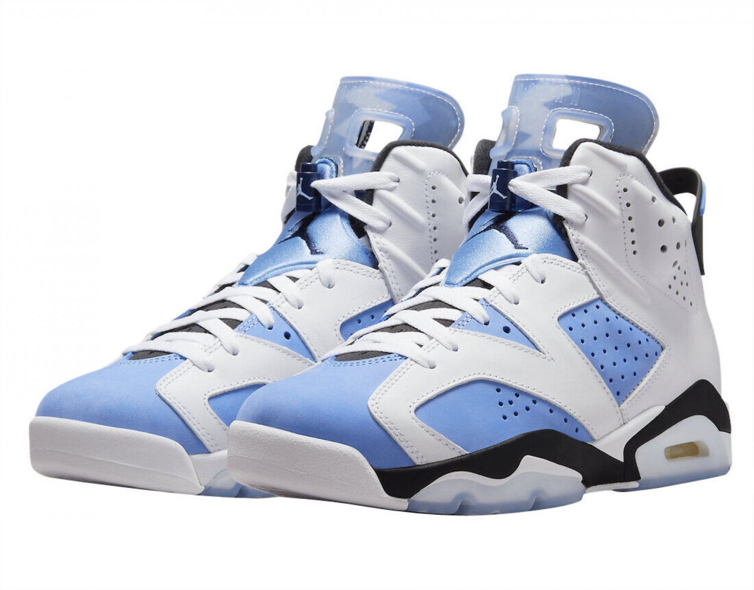 Air Jordan Retro 6 UNC' University blue white Men CT8529 410