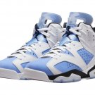 Air Jordan Retro 6 UNC' University blue white Men CT8529 410
