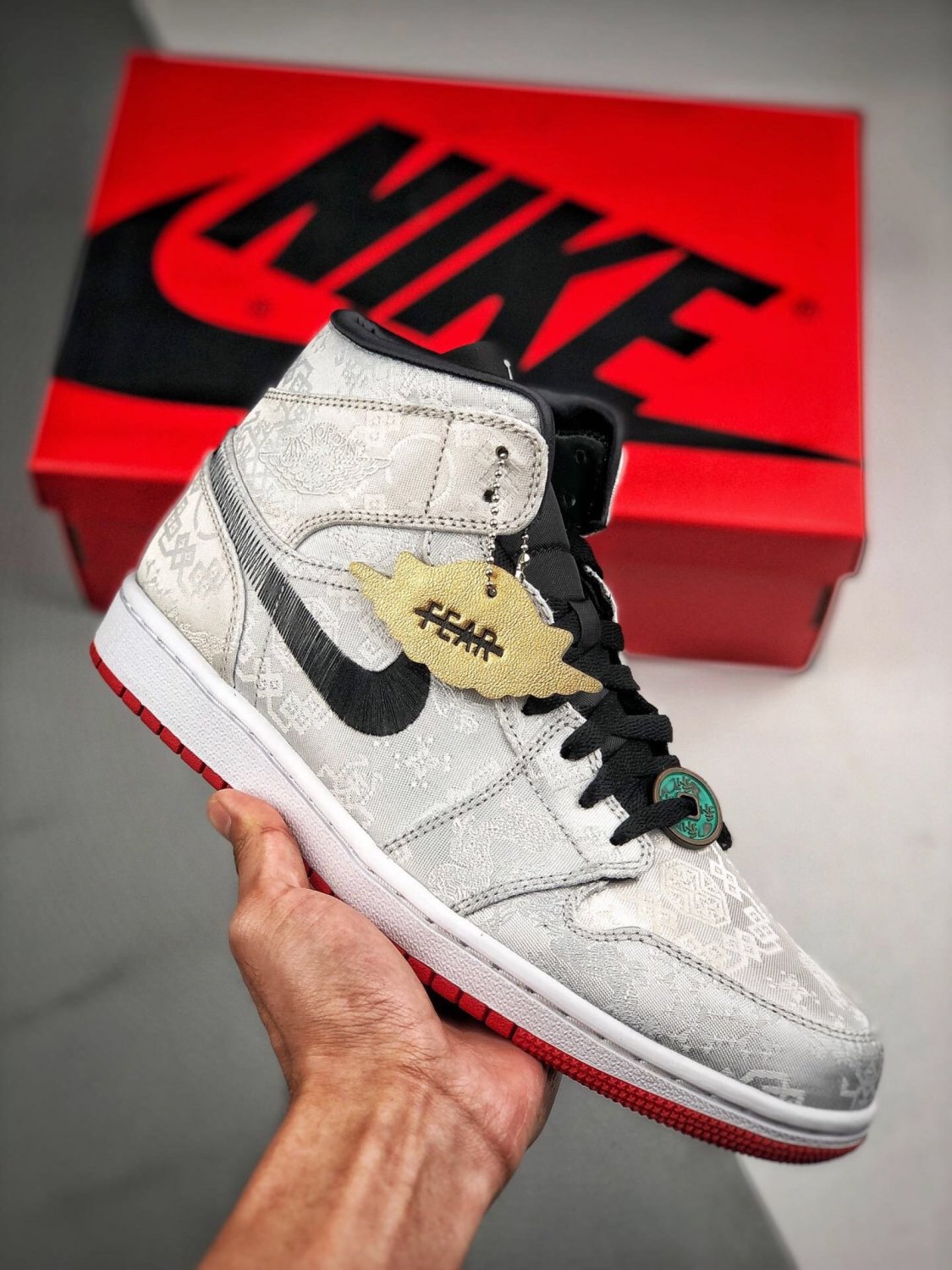 CY CLOT X NIKE Air Jordan 1 Mid Fearless White