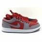 Jordan 1 Low SE Homage Split Gym Red Cement Grey (Women's)